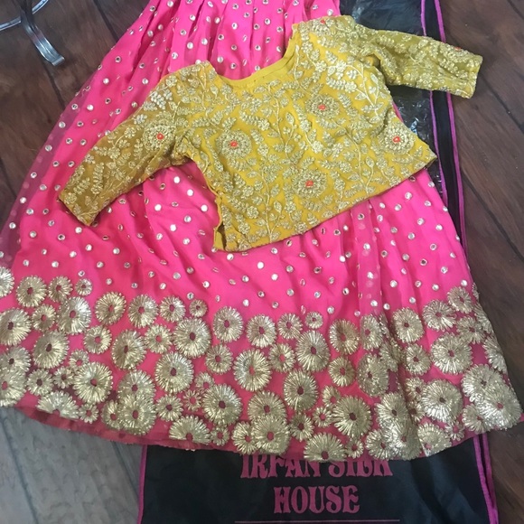 Pakistani Indian Formal Party Dress Choli, Sharara - Picture 6 of 6
